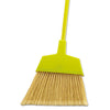 Boardwalk® Poly Bristle Angler Brooms, 53" Handle, Yellow, 12/Carton Brooms-Traditional Angled Broom - Office Ready