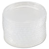 WNA Deli Container Lids, Plug-Style, Clear, Plastic, 50/Pack, 10 Packs/Carton Takeout Food Containers - Office Ready