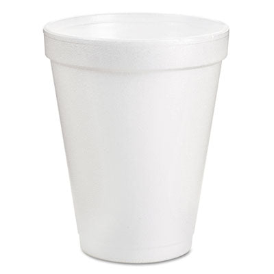 Dart® Foam Drink Cups, 8 oz, White, 25/Pack Cups-Hot/Cold Drink, Foam - Office Ready