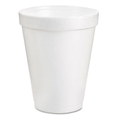 Dart® Foam Drink Cups, 8 oz, White, 25/Pack