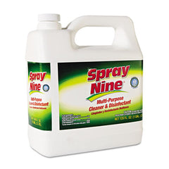 Spray Nine® Heavy Duty Cleaner/Degreaser/Disinfectant, Citrus Scent, 1 gal Bottle, 4/Carton