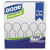 Dixie® Plastic Cutlery, Heavy Mediumweight Soup Spoon, 100/Box Utensils-Disposable Soup Spoon - Office Ready