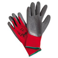 MCR?äó Safety Ninja?« Flex Latex Coated Palm Gloves N9680XL, Nylon Shell, X-Large, Red/Gray