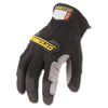 Ironclad  Workforce™ Gloves, Large, Gray/Black, Pair Work Gloves, Leather/Fabric - Office Ready