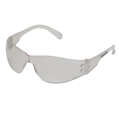 MCR™ Safety Checklite Safety Glasses CL110AF, Clear Frame, Anti-Fog Lens Safety Glasses-Wraparound - Office Ready