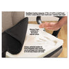 Master Caster® The ComfortMakers® Seat/Back Cushion, Memory Foam, 17 x 2.75 x 17.5, Black Back Supports-Seat Cushions & Backrests - Office Ready