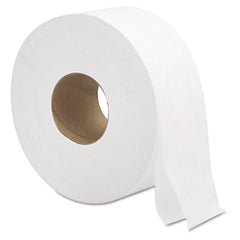 General Supply Jumbo Roll Bath Tissue, Septic Safe, 2-Ply, White, 3.3" x 700 ft, 12/Carton