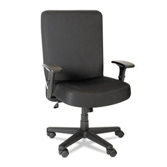 Alera® XL Series Big & Tall High-Back Task Chair, Supports Up to 500 lb, 17.5" to 21" Seat Height, Black