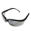 MCR™ Safety Klondike® Safety Glasses, Black Matte Frame, Clear Mirror Lens, 12/Box Safety Glasses-Wraparound - Office Ready