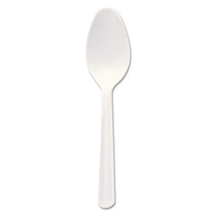 Dart® Bonus® Polypropylene Cutlery, 5", Teaspoon, White