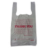 Barnes Paper Company Plastic Thank-You T-Sack, 2 mil, 4" x 15", White, 2,000/Carton Bags-Retail Shopping Bags & Sacks - Office Ready