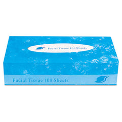 GEN Facial Tissue, 2-Ply, White, 100 Sheets/Box