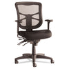 Alera® Elusion™ Series Mesh Mid-Back Multifunction Chair, Supports Up to 275 lb, 17.7" to 21.4" Seat Height, Black Chairs/Stools-Office Chairs - Office Ready