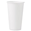 Dart® Single-Sided Poly Paper Hot Cups, 16 oz, White, 50 Sleeve, 20 Sleeves/Carton Cups-Hot Drink, Paper - Office Ready