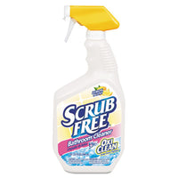 Arm & Hammer™ Scrub Free® Soap Scum Remover with Oxy Foaming Action, Lemon, 32 oz Spray Bottle, 8/Carton Cleaners & Detergents-Tub/Tile/Shower/Grout Cleaner - Office Ready