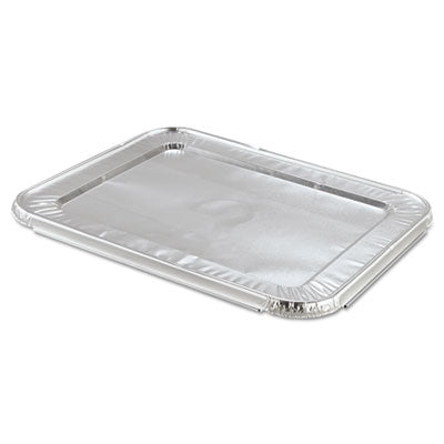 Handi-Foil of America® Steam Pan Foil Lids, Fits Half-Size Pan, 12.81 x 10.44, 100/Carton Steam Table Pan Lids - Office Ready