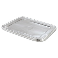 Handi-Foil of America® Steam Pan Foil Lids, Fits Half-Size Pan, 12.81 x 10.44, 100/Carton Steam Table Pan Lids - Office Ready
