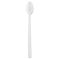 Dart® Bonus® Polypropylene Cutlery, 8", Spoon, White, 1000/Carton