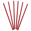Dixie® Wrapped Giant Straws, 10.25", Polypropylene, Red, 300/Box, 4 Boxes/Carton Straws/Stems/Sticks-Wrapped Straw - Office Ready