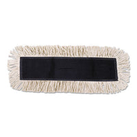Boardwalk® Disposable Dust Mop Head, Cotton/Synthetic, 24w x 5d, White Mop Heads-Dust - Office Ready
