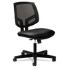 HON® Volt® Series Mesh Back Leather Task Chair with Synchro-Tilt, Supports Up to 250 lb, 18.13" to 22.38" Seat Height, Black Chairs/Stools-Office Chairs - Office Ready