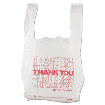 Barnes Paper Company Thank You High-Density Shopping Bags, 8
