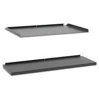 HON® Manage® Series Shelf and Tray Kit, Steel, 17.5 x 9 x 1, Ash Furniture Hardware & Accessories-Workstation Shelves - Office Ready