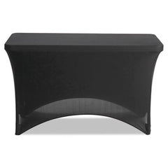 Iceberg iGear™ Fabric Table Cover, Polyester/Spandex, 24" x 48", Black
