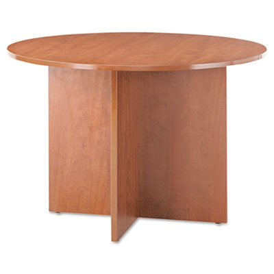 Alera® Valencia™ Series Round Conference Tables with Straight Leg Base, 42