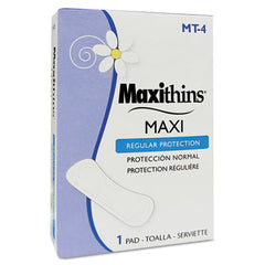 HOSPECO?« Maxithins?« Vended Sanitary Napkins, Maxi, 250 Individually Boxed Napkins/Carton