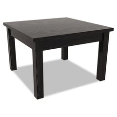 Alera® Valencia™ Series Corner Occasional Table, Rectangle, 23.63w x 20d x 20.38h, Black