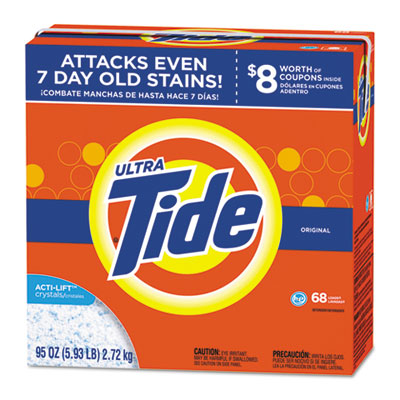 Tide® Powder Laundry Detergent, Original Scent, Powder, 95 oz Box, 3/Carton Laundry Detergents - Office Ready