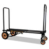Advantus Multi-Cart® 8-in-1 Cart, 500 lb Capacity, 33.25 x 17.25 x 42.5, Black Hand Trucks-Convertible Hand Truck - Office Ready