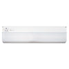 Ledu® Low-Profile Fluorescent Under-Cabinet Light Fixture, Steel, 18.25w x 4d x 1.63h, White Cabinet Lamps - Office Ready