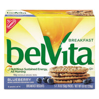 Nabisco® belVita Breakfast Biscuits, 1.76 oz Pack, Blueberry, 64/Carton Food-Cookies - Office Ready