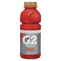 Gatorade® G2® Perform 02 Low-Calorie Thirst Quencher, Fruit Punch, 20 oz Bottle, 24/Carton Sports Drinks - Office Ready