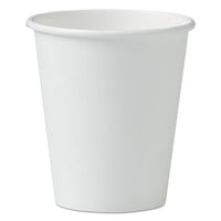 Dart® Single-Sided Poly Paper Hot Cups, 6 oz, White, 50/Pack, 20 Packs/Carton Cups-Hot Drink, Paper - Office Ready