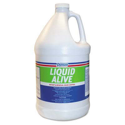 Dymon® LIQUID ALIVE® Odor Digester, 1 gal Bottle, 4/Carton Air Fresheners/Odor Eliminators-Counteractant/Digester - Office Ready