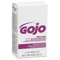 GOJO® NXT® Deluxe Lotion Soap with Moisturizers, Light Floral Liquid, 2,000 mL Refill, 4/Carton