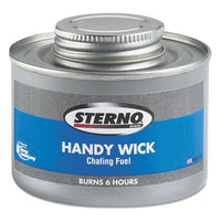 Sterno® Handy Wick® Chafing Fuel, Can, Methanol, Six-Hour Burn, 24/Carton Fuel and Fuel Additives-Chafing Fuel, Ethanol/Methanol - Office Ready