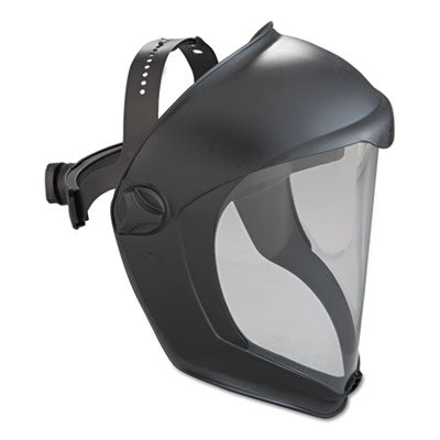 Honeywell Uvex™ Bionic® Face Shield, Matte Black Frame, Clear Lens Face Shield Assemblies/Kits - Office Ready