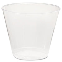WNA Comet™ Smooth Wall Tumblers, 5 oz, Clear, Squat, 50/Pack, 20 Packs/Carton Cold Drink Cups, Plastic - Office Ready