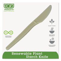 Eco-Products® Plant Starch Cutlery, 50/Pack Disposable Knives - Office Ready