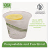 Eco-Products® GreenStripe® Cold Drink Cups, 9 oz, Clear, 50/Pack, 20 Packs/Carton Cups-Cold Drink, PLA - Office Ready