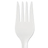 Dixie® SmartStock® Plastic Cutlery Refill, Fork, 5.8", Series-B Mediumweight, White, 40/Pack, 24 Packs/Carton Utensils-Disposable Fork - Office Ready