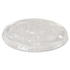 Dart® PETE Plastic Flat Cold Cup Lids, Fits 16 oz to 24 oz, Clear, 100/Pack, 10 Packs/Carton Cup Lids-Cold Cup - Office Ready