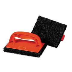 Scotch-Brite™ PROFESSIONAL Scotchbrick™ Griddle Scrubber 9537, 4 x 6 x 3, Red/Black, 12/Carton