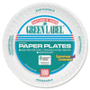 AJM Packaging Corporation Paper Plates, 6" dia, White, 100 Bulk Pack, 10 Packs/Carton Dinnerware-Plate, Paper - Office Ready