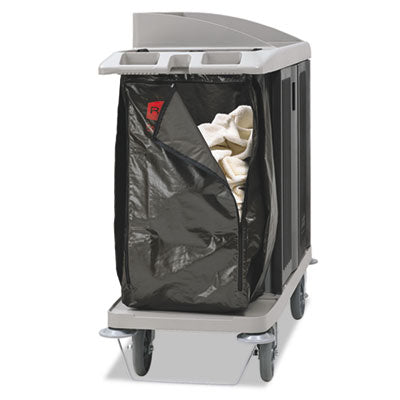 Rubbermaid?« Commercial Zippered Vinyl Cleaning Cart Bag, 25 gal, 17