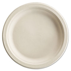 Chinet® PaperPro® Naturals® Molded Fiber Dinnerware, 8.75" dia, White, 125/Pack, 4 Packs/Carton